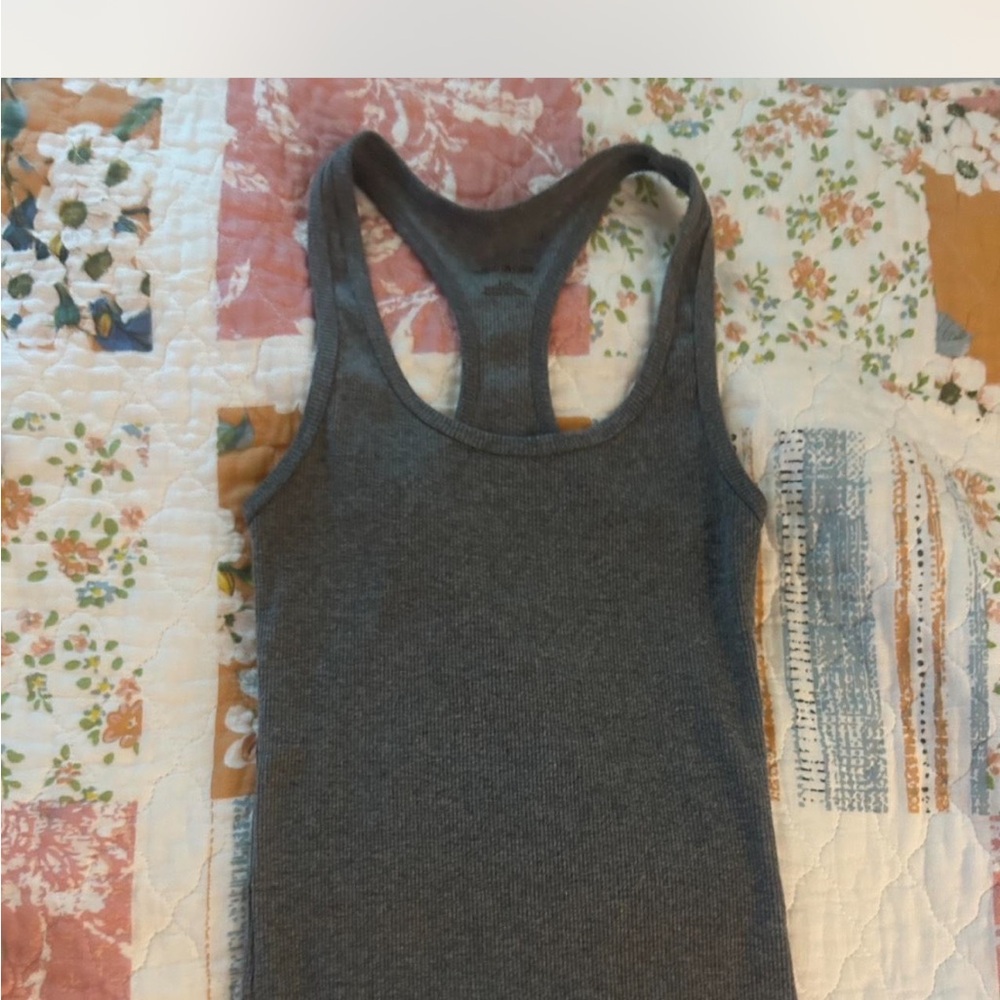Gray Women's Racerback Tank Top
